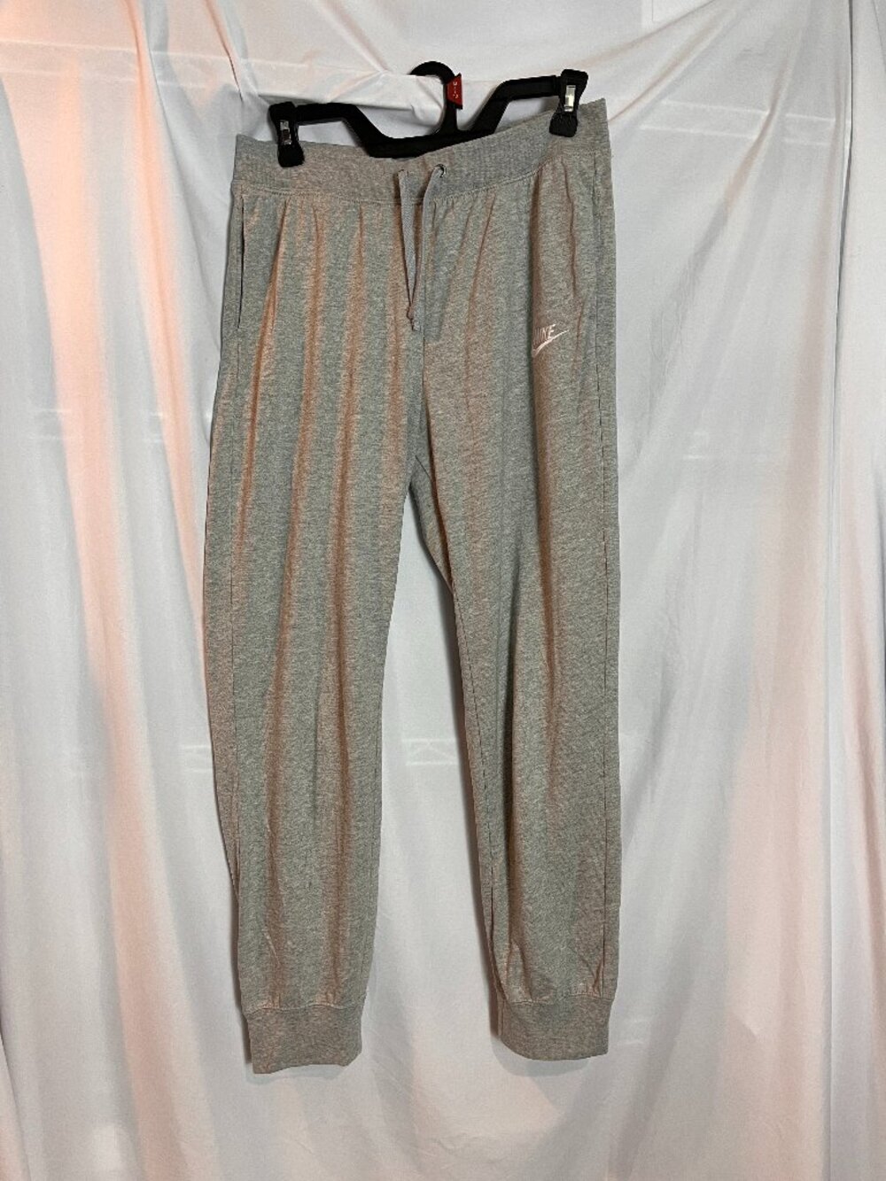 Women's Grey Lightweight Nike Dri Fit Joggers w/pockets size S
